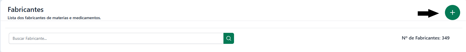 Botão adicionar fabricante