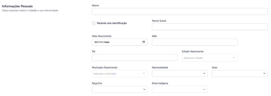 cadastro novo cidadão