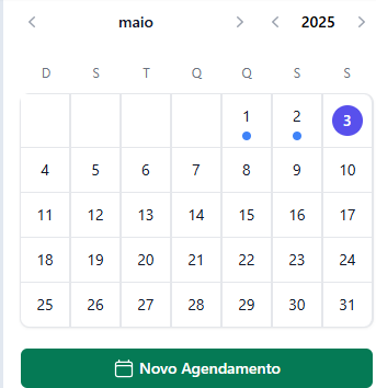 Calendario de cirurgias