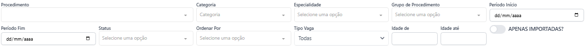 filtros da regulação