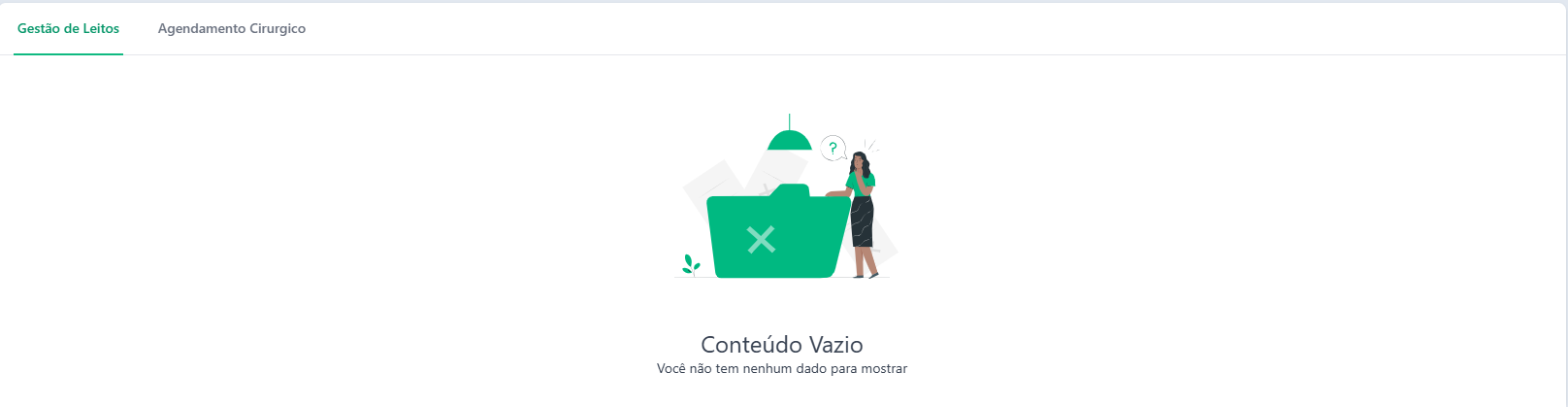 lista de leitos em regulações internas