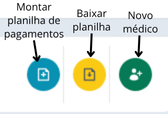 Botoes de profissionais