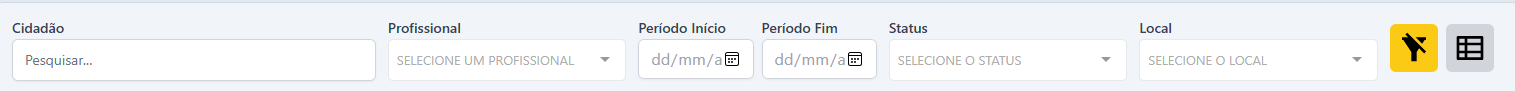 Pesquisa do histórico de cirurgia